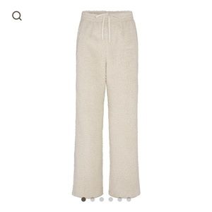 SKIMS TEDDY TRACK PANTS BONE
